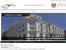 Tablet Screenshot of hotelalbatros.com