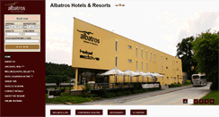Desktop Screenshot of hotelalbatros.cz